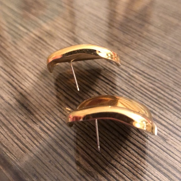 Vintage AVON Bold Dimensions Round Square Earrings 1990 - Picture 10 of 11